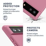Husa pentru Google Pixel 6, Silicon, Roz, 55434.167 fotografia produsului View 5 S