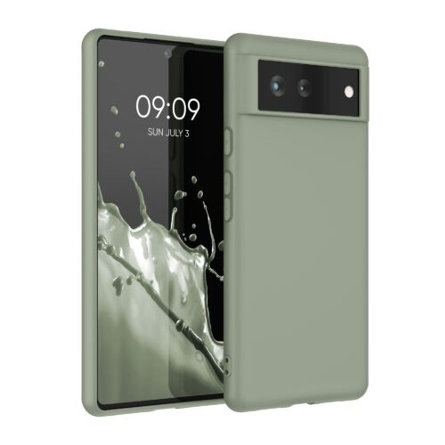 Husa pentru Google Pixel 6, Silicon, Verde, 55434.172 fotografia produsului