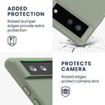 Husa pentru Google Pixel 6, Silicon, Verde, 55434.172 fotografia produsului View 4 S