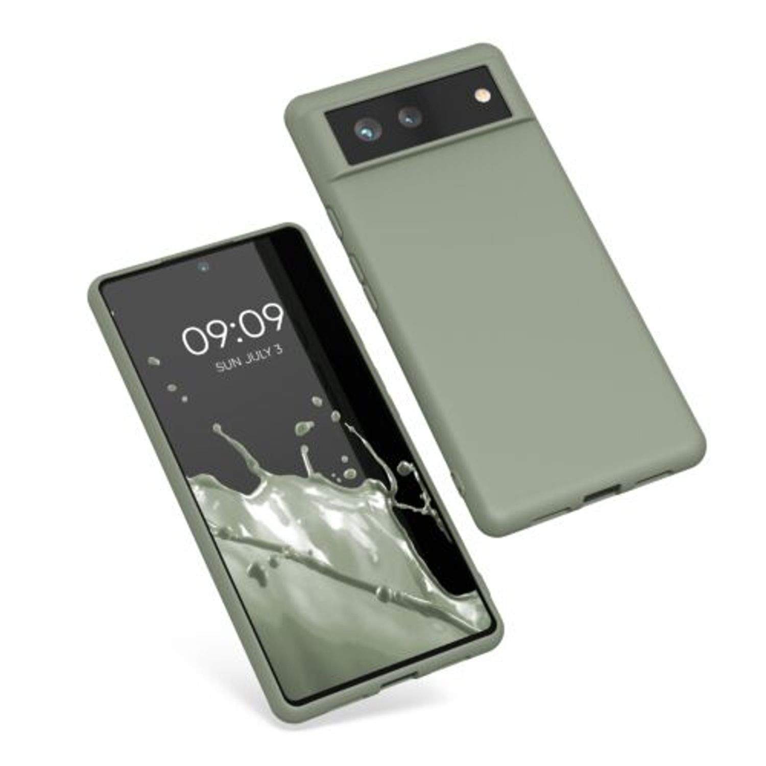 Husa pentru Google Pixel 6, Silicon, Verde, 55434.172 fotografia produsului View 2 L