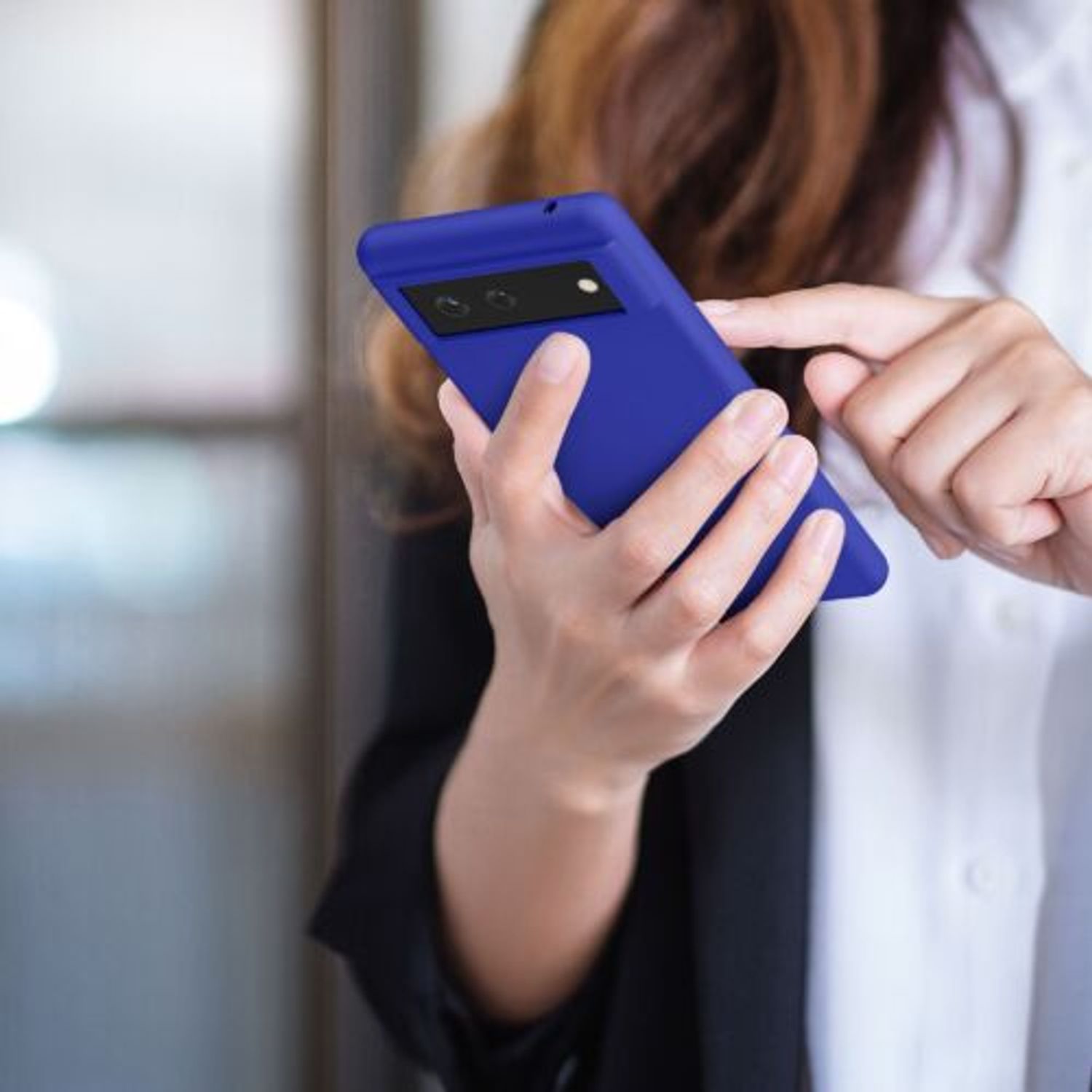 Husa pentru Google Pixel 6, Silicon, Albastru, 55434.134 fotografia produsului View 11 L