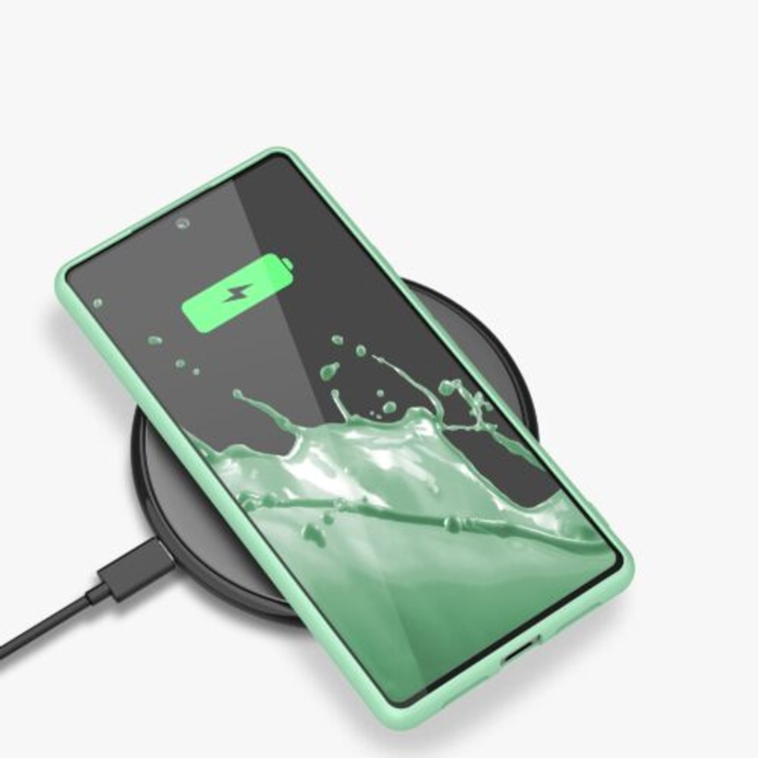 Husa pentru Google Pixel 6, Silicon, Verde, 55434.50 fotografia produsului View 11 L