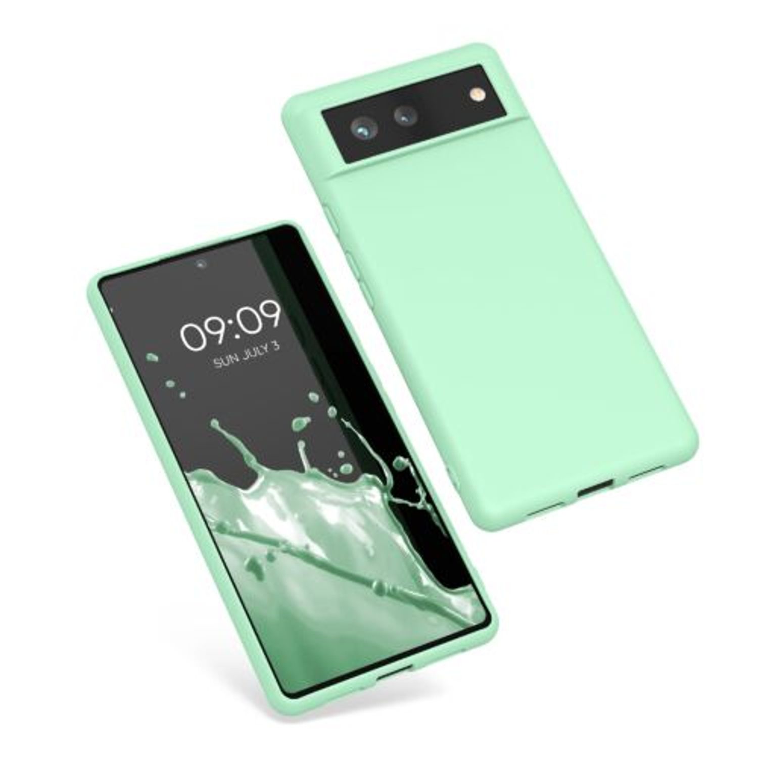 Husa pentru Google Pixel 6, Silicon, Verde, 55434.50 fotografia produsului View 2 L