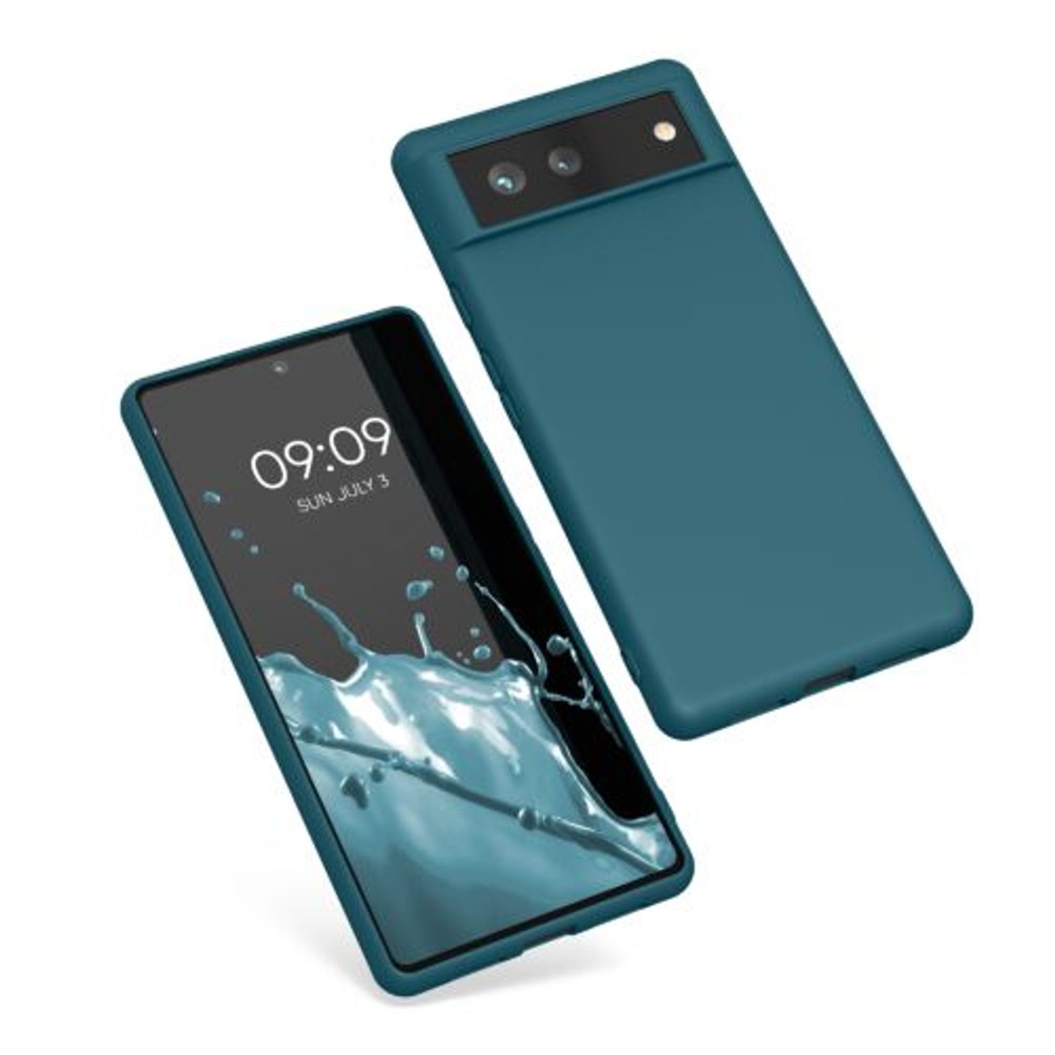 Husa pentru Google Pixel 6, Silicon, Verde, 55434.57 fotografia produsului View 2 L