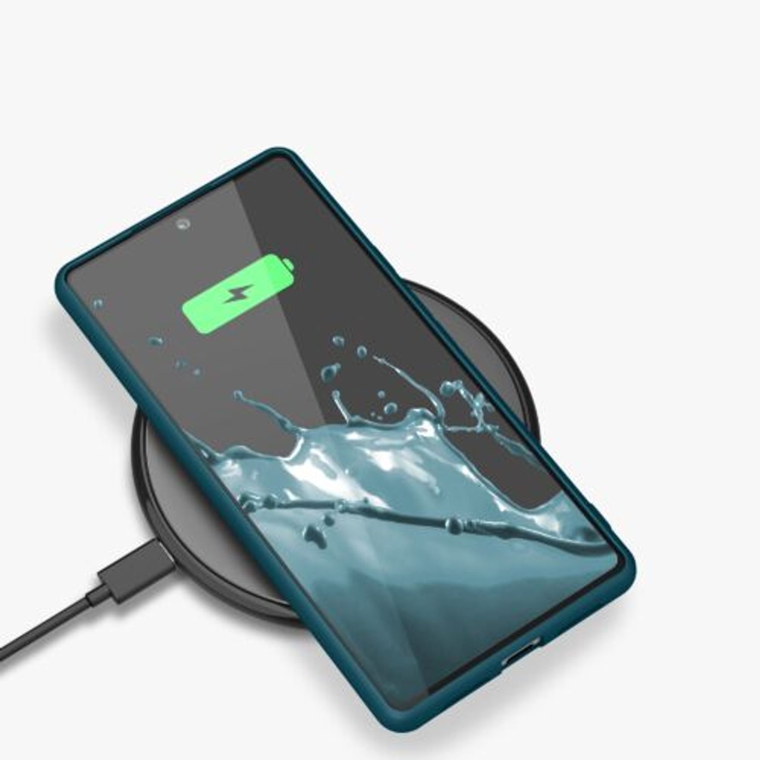 Husa pentru Google Pixel 6, Silicon, Verde, 55434.57 fotografia produsului View 11 L