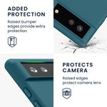 Husa pentru Google Pixel 6, Silicon, Verde, 55434.57 fotografia produsului View 4 S