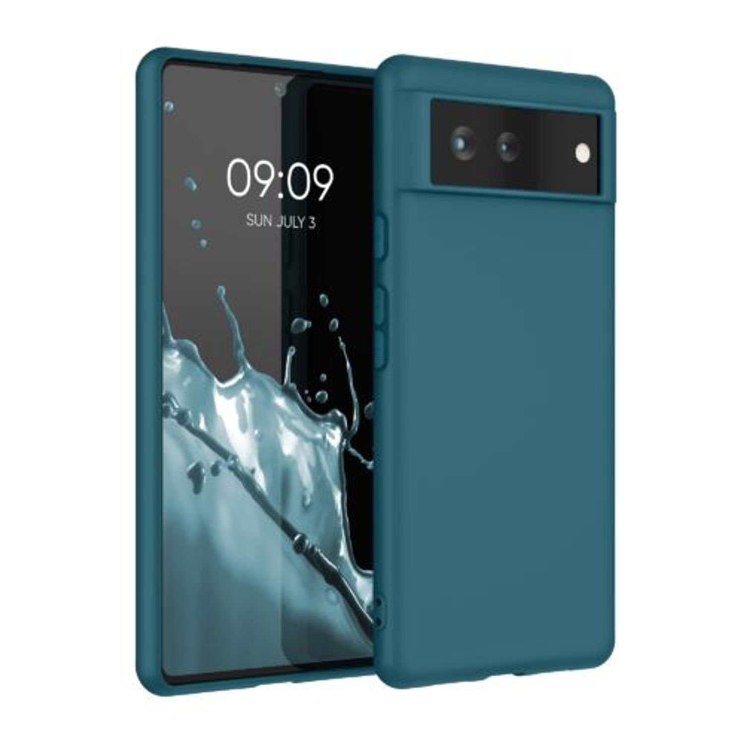 Husa pentru Google Pixel 6, Silicon, Verde, 55434.57 fotografia produsului