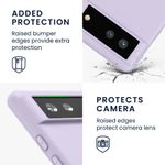 Husa pentru Google Pixel 6, Silicon, Mov, 55434.108 fotografia produsului View 4 S