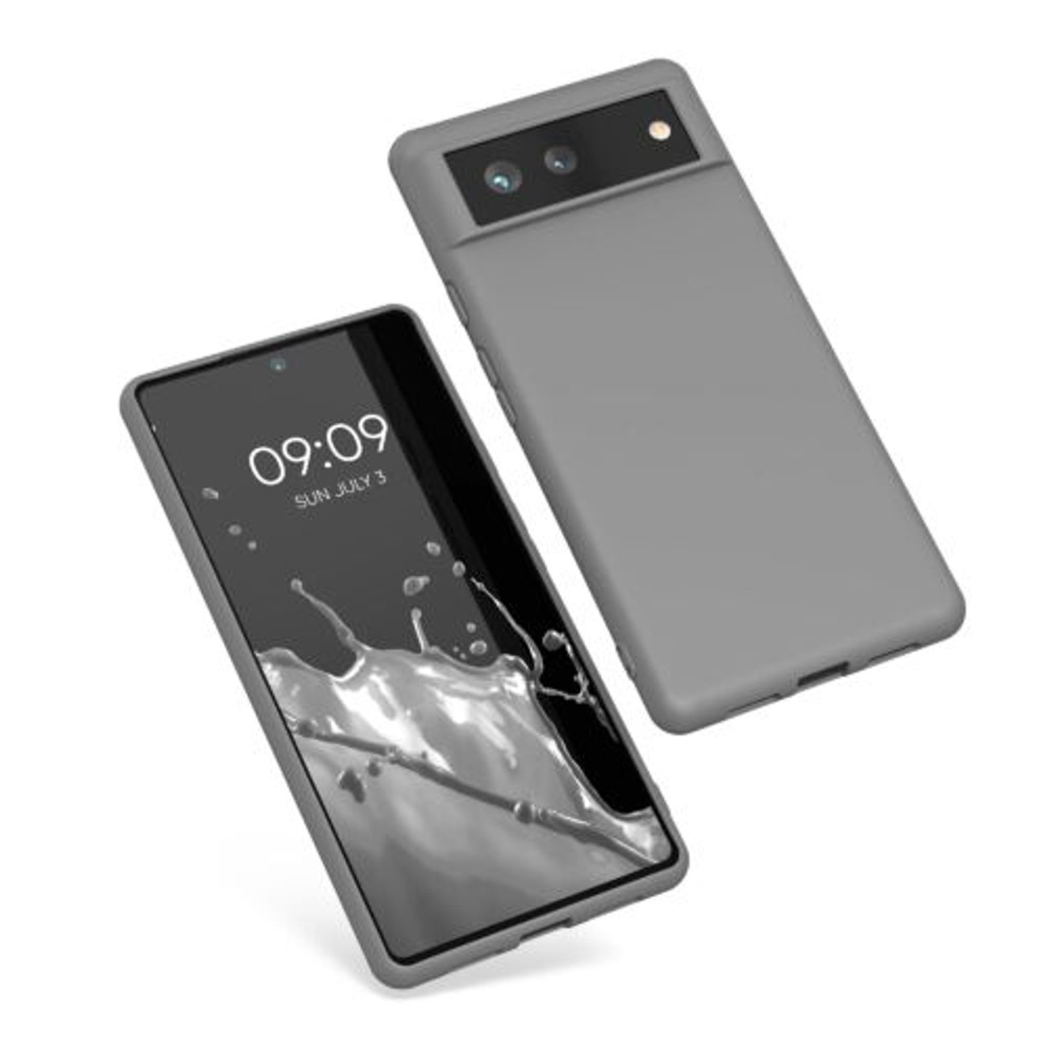 Husa pentru Google Pixel 6, Silicon, Gri, 55434.155 fotografia produsului View 2 L