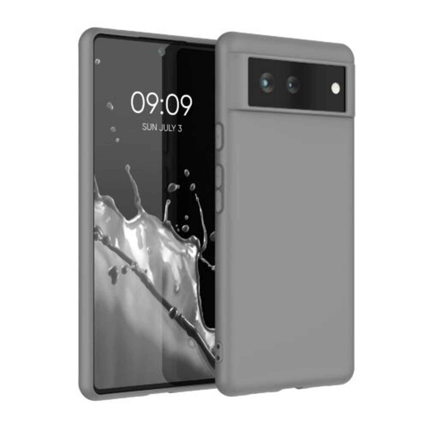 Husa pentru Google Pixel 6, Silicon, Gri, 55434.155 fotografia produsului