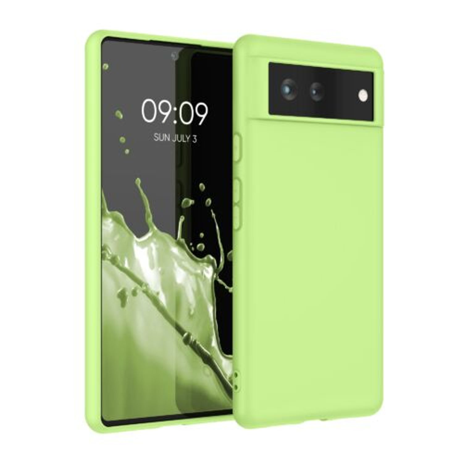 Husa pentru Google Pixel 6, Silicon, Verde, 55434.214 fotografia produsului