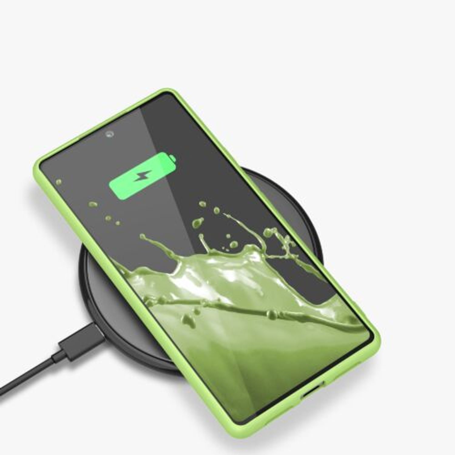 Husa pentru Google Pixel 6, Silicon, Verde, 55434.214 fotografia produsului View 11 L