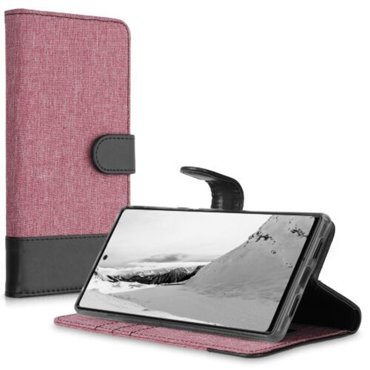 Husa pentru Google Pixel 6 Pro, Textil, Roz, 55989.10 fotografia produsului View 2 L