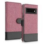 Husa pentru Google Pixel 6 Pro, Textil, Roz, 55989.10 fotografia produsului View 4 S