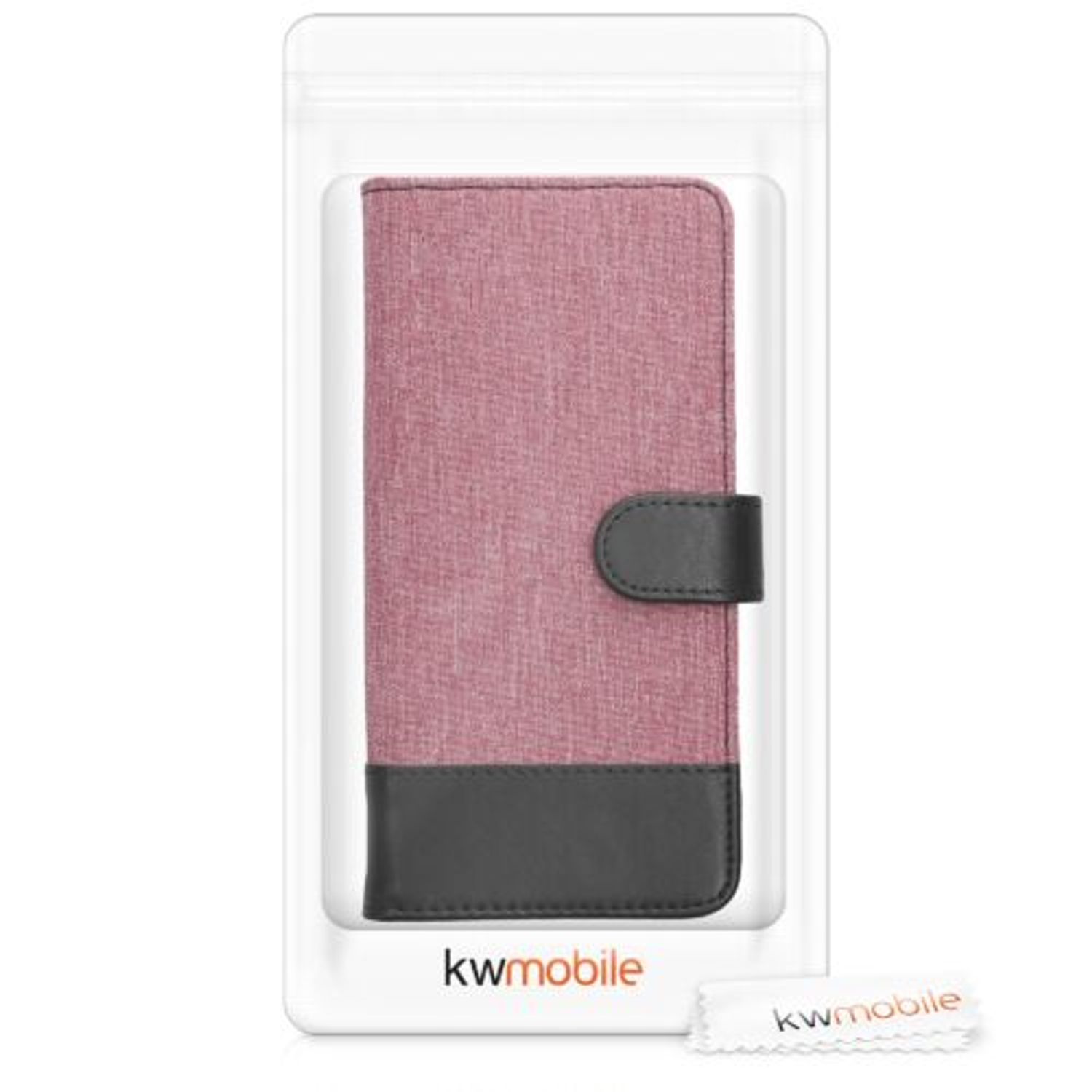 Husa pentru Google Pixel 6 Pro, Textil, Roz, 55989.10 fotografia produsului View 7 L