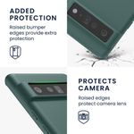 Husa pentru Google Pixel 6 Pro, Silicon, Verde, 55879.171 fotografia produsului View 3 S