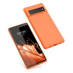 Husa pentru Google Pixel 6 Pro, Silicon, Portocaliu, 55879.150 fotografia produsului View 5 S