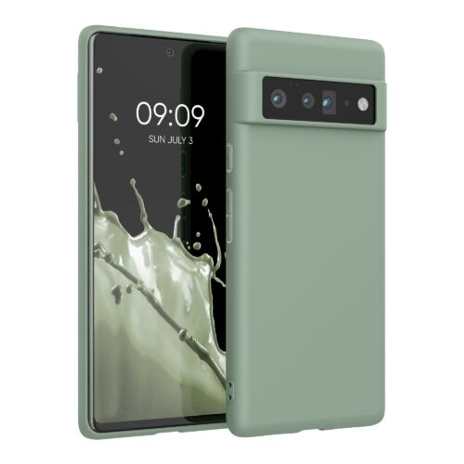 Husa pentru Google Pixel 6 Pro, Silicon, Verde, 55879.172 fotografia produsului
