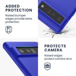 Husa pentru Google Pixel 6 Pro, Silicon, Albastru, 55879.134 fotografia produsului View 4 S