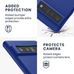 Husa pentru Google Pixel 6 Pro, Silicon, Albastru, 55879.145 fotografia produsului View 4 S