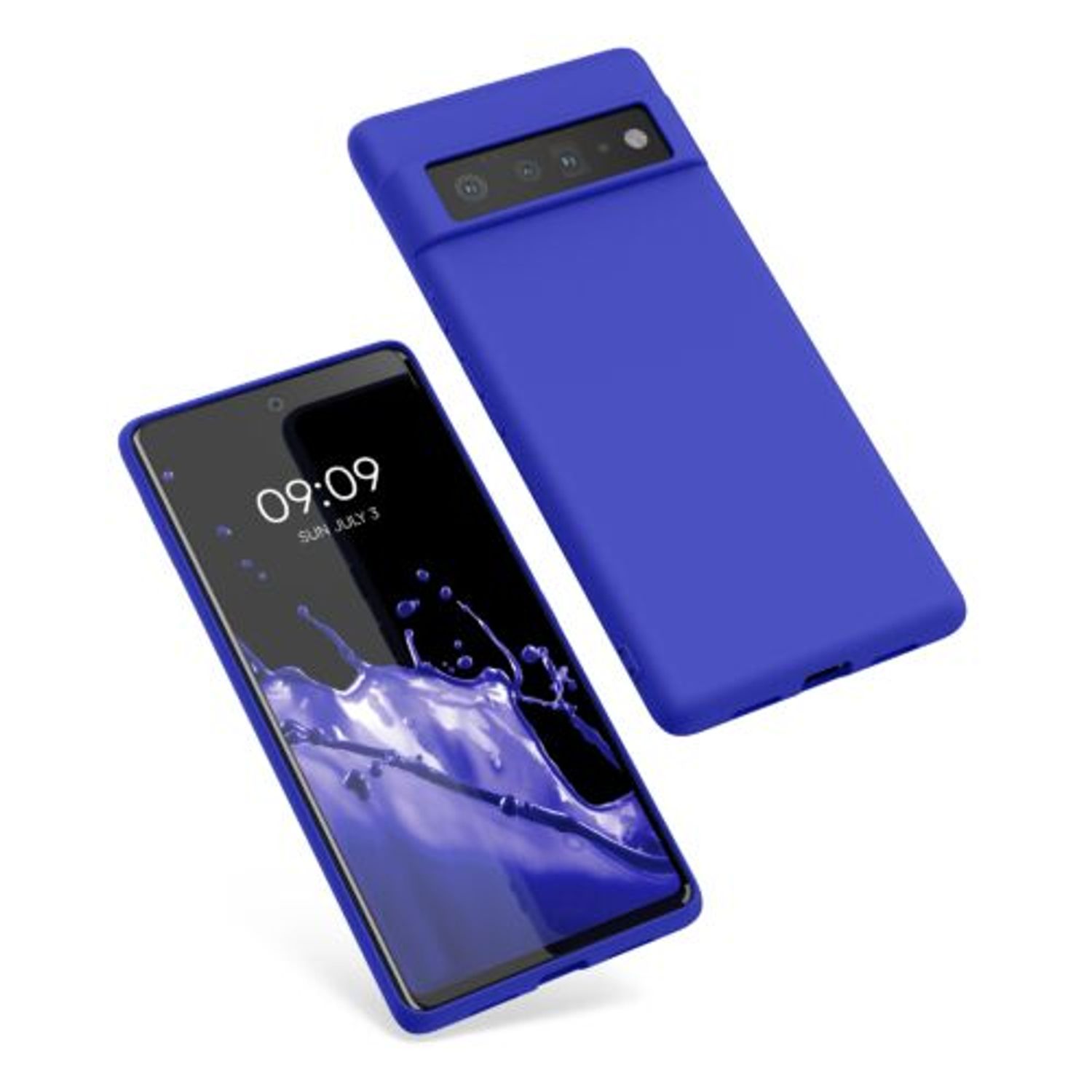 Husa pentru Google Pixel 6 Pro, Silicon, Albastru, 55879.134 fotografia produsului View 2 L