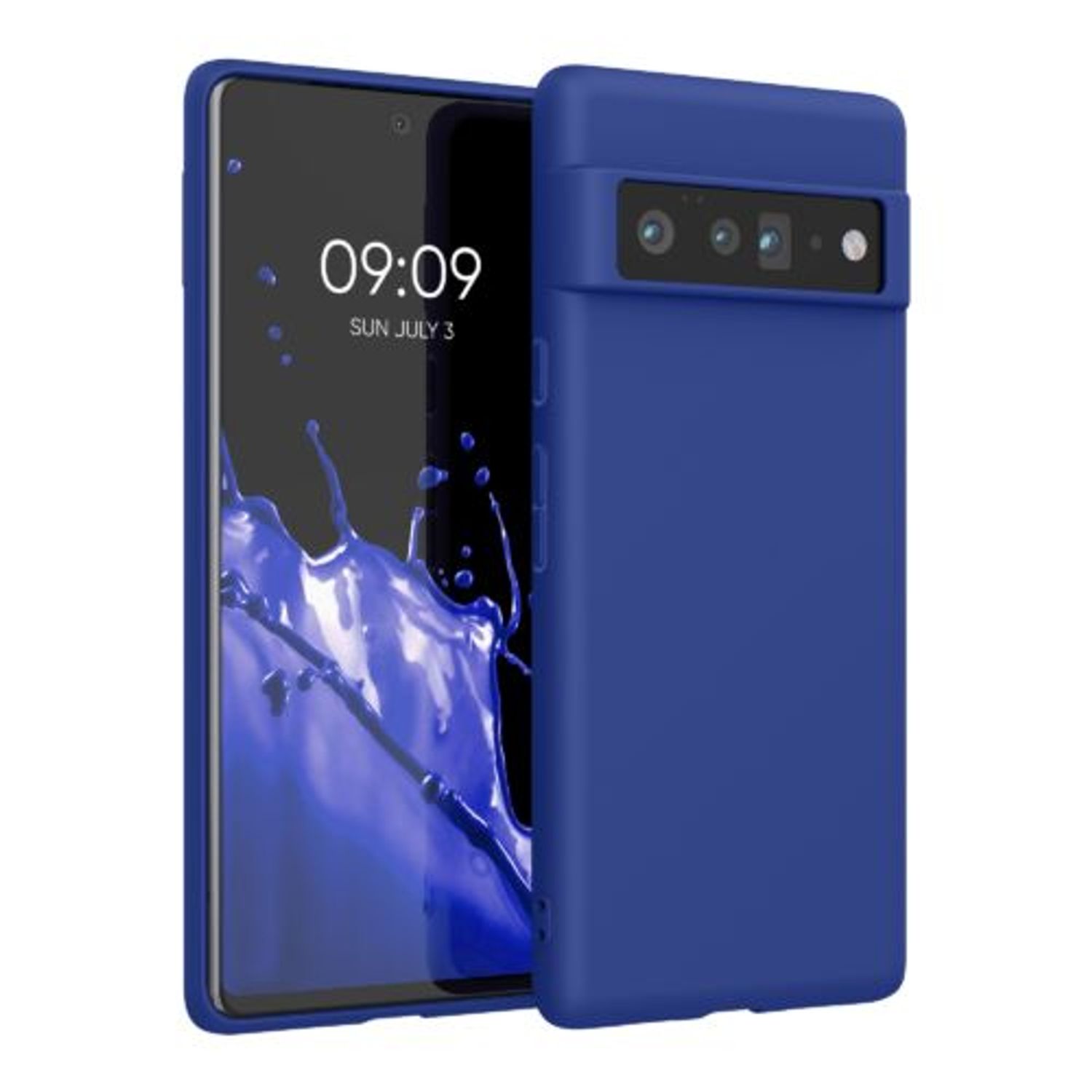 Husa pentru Google Pixel 6 Pro, Silicon, Albastru, 55879.145 fotografia produsului