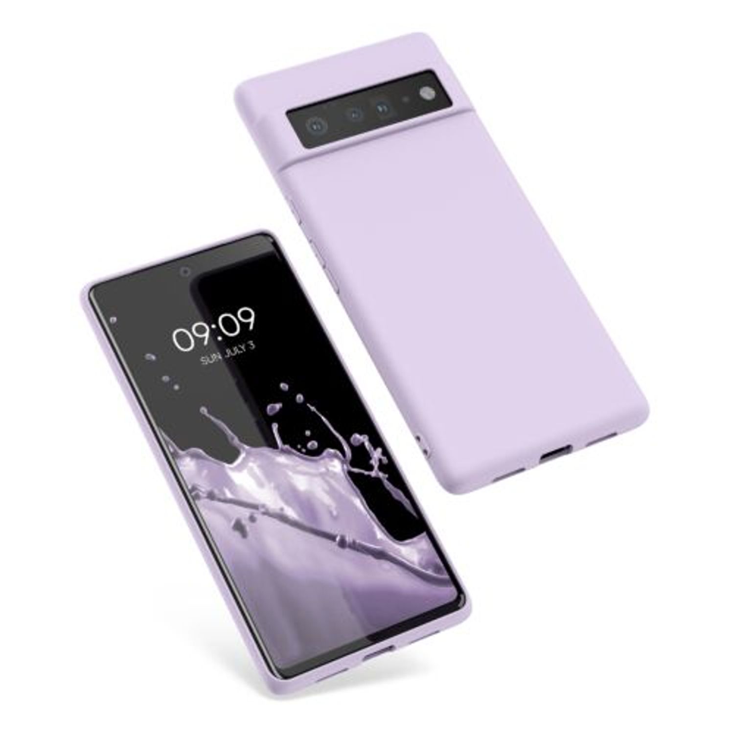 Husa pentru Google Pixel 6 Pro, Silicon, Mov, 55879.108 fotografia produsului View 2 L