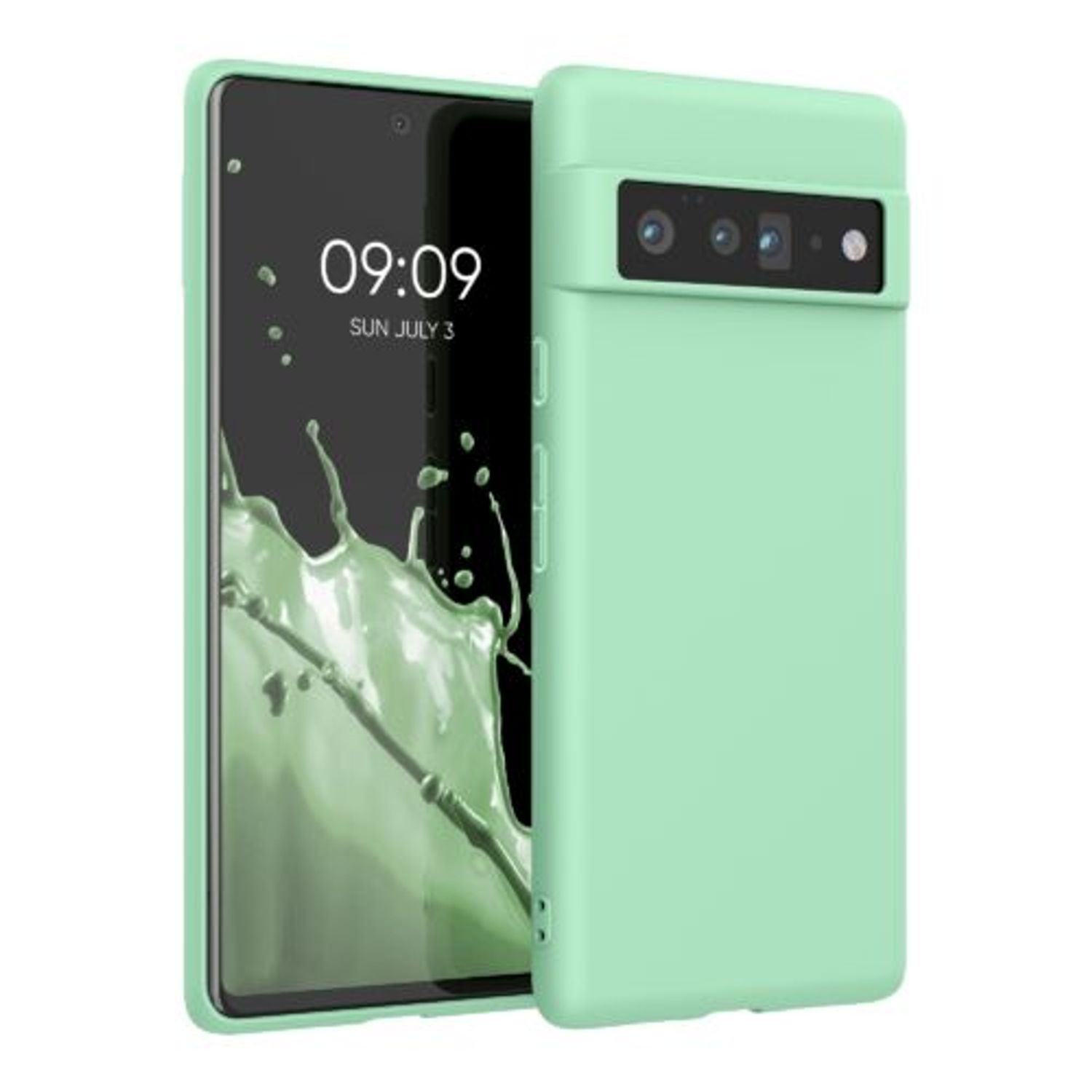 Husa pentru Google Pixel 6 Pro, Silicon, Verde, 55879.50 fotografia produsului