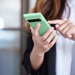 Husa pentru Google Pixel 6 Pro, Silicon, Verde, 55879.50 fotografia produsului View 9 S