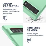 Husa pentru Google Pixel 6 Pro, Silicon, Verde, 55879.50 fotografia produsului View 2 S