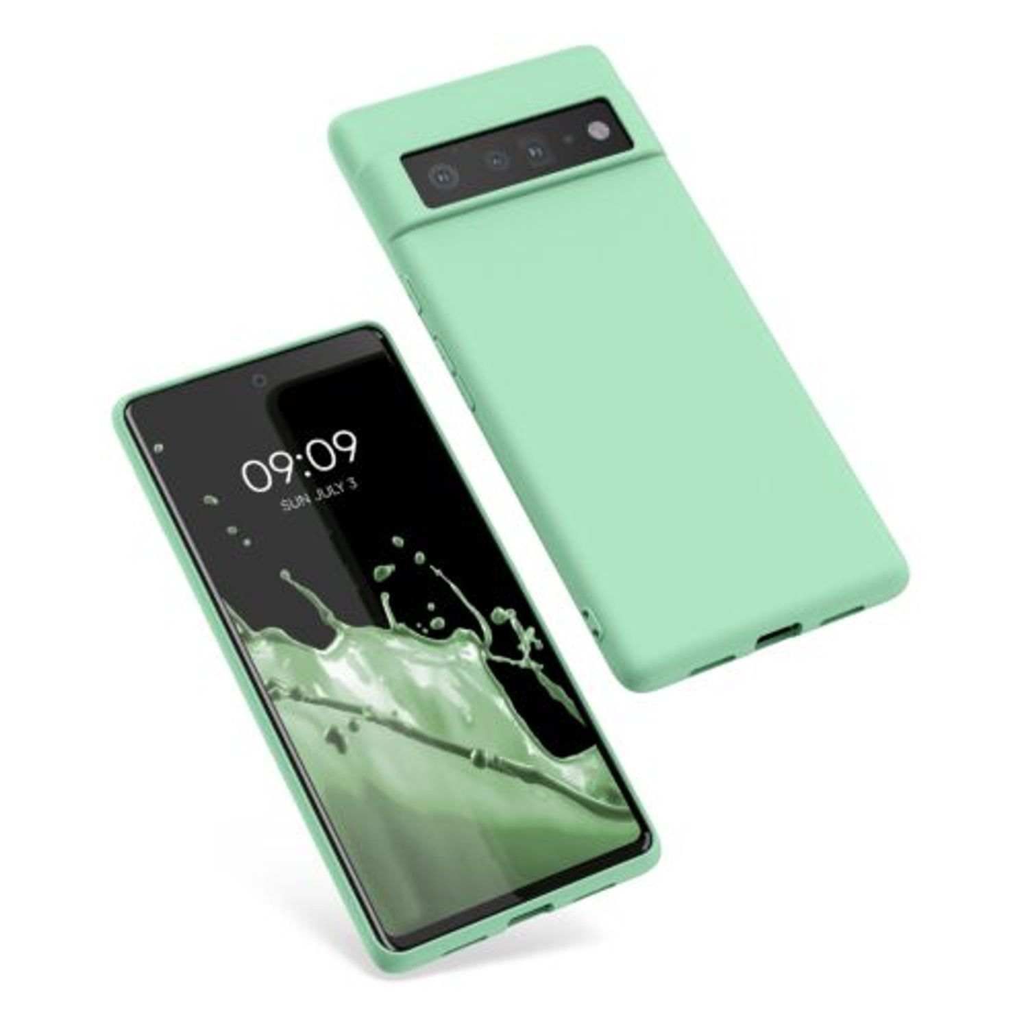 Husa pentru Google Pixel 6 Pro, Silicon, Verde, 55879.50 fotografia produsului View 11 L