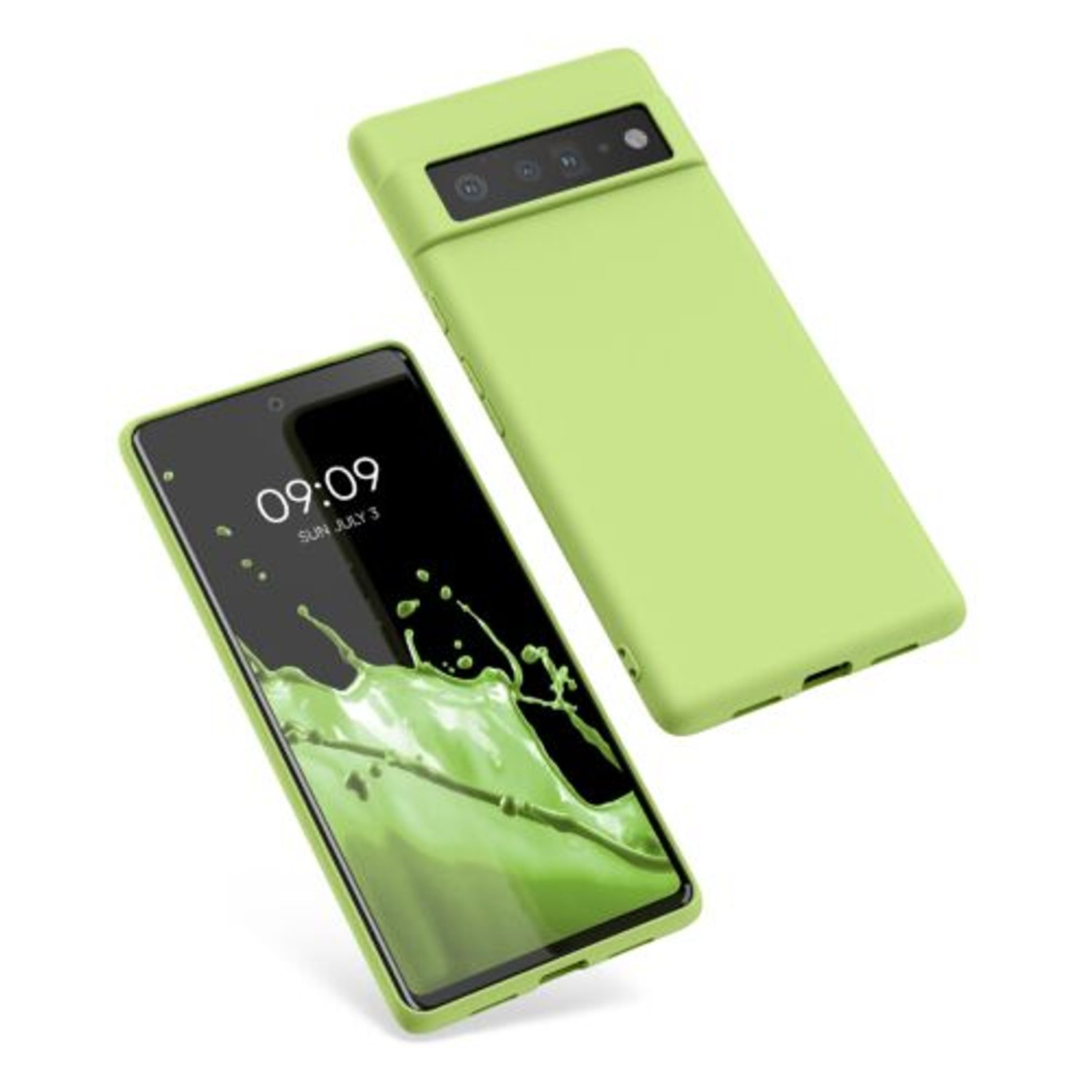 Husa pentru Google Pixel 6 Pro, Silicon, Verde, 55879.214 fotografia produsului View 2 L