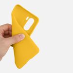 Husa pentru Xiaomi Poco F3, Silicon, Galben, 54657.143 fotografia produsului View 7 S