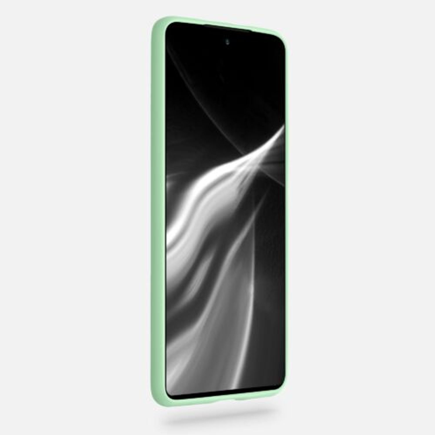 Husa pentru Xiaomi Poco F3, Silicon, Verde, 54657.50 fotografia produsului View 3 L