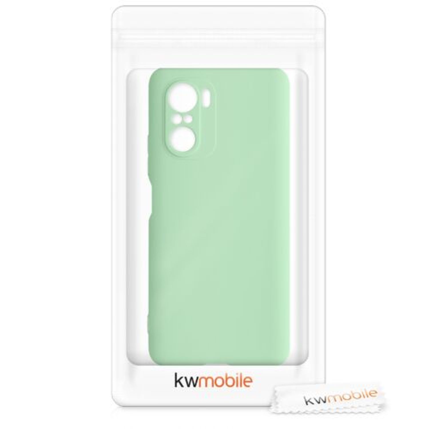 Husa pentru Xiaomi Poco F3, Silicon, Verde, 54657.50 fotografia produsului View 7 L