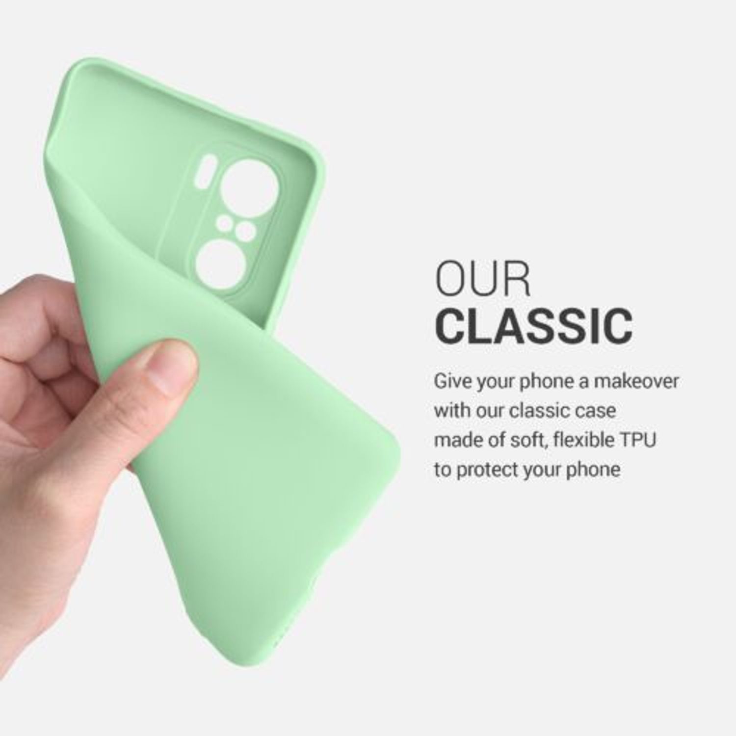Husa pentru Xiaomi Poco F3, Silicon, Verde, 54657.50 fotografia produsului View 6 L