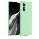 Husa pentru Xiaomi Poco F3, Silicon, Verde, 54657.50 fotografia produsului