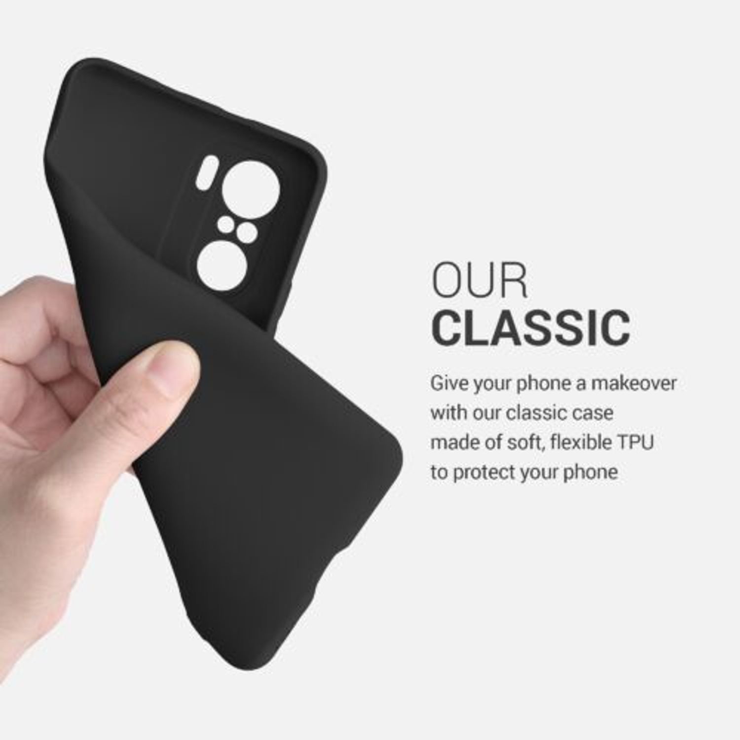 Husa pentru Xiaomi Poco F3, Silicon, Negru, 54657.47 fotografia produsului View 4 L