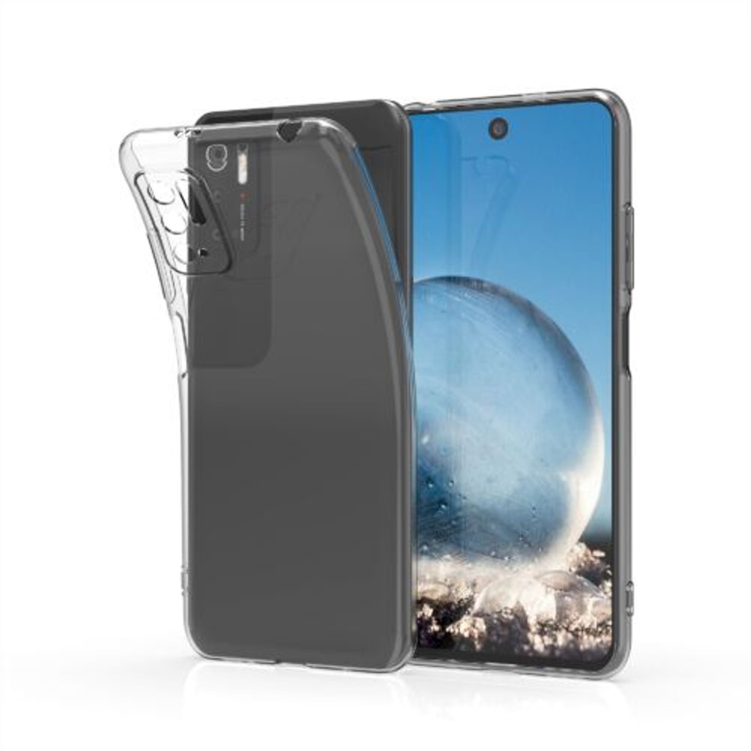 Husa pentru Xiaomi Poco M3 Pro 5G, Silicon, Transparent, 55365.03 fotografia produsului