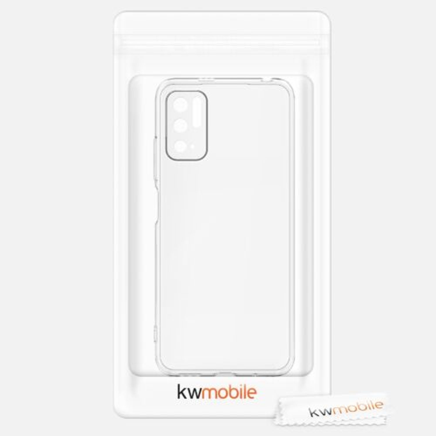 Husa pentru Xiaomi Poco M3 Pro 5G, Silicon, Transparent, 55365.03 fotografia produsului View 9 L