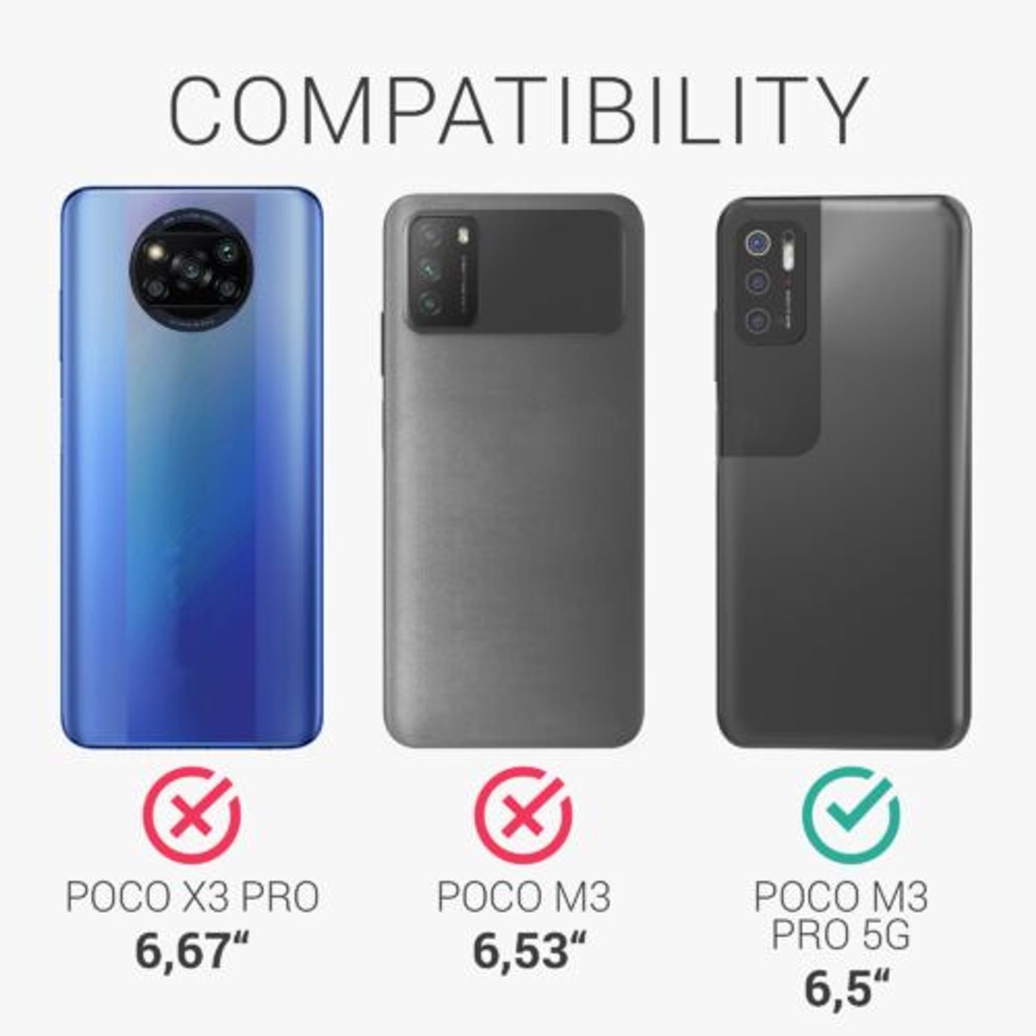Husa pentru Xiaomi Poco M3 Pro 5G, Silicon, Transparent, 55365.03 fotografia produsului View 6 L