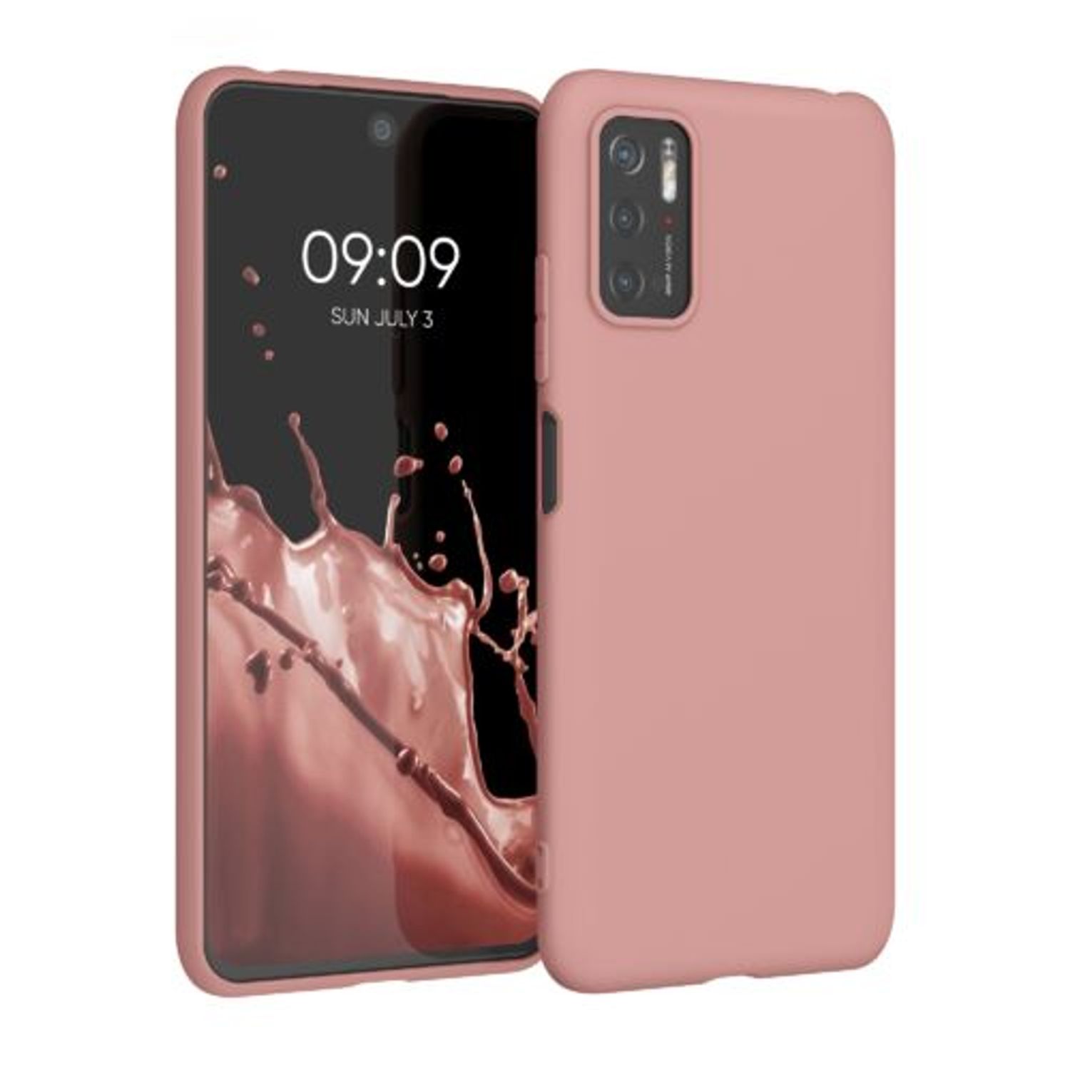 Husa pentru Xiaomi Poco M3 Pro 5G, Silicon, Roz, 55363.193 fotografia produsului