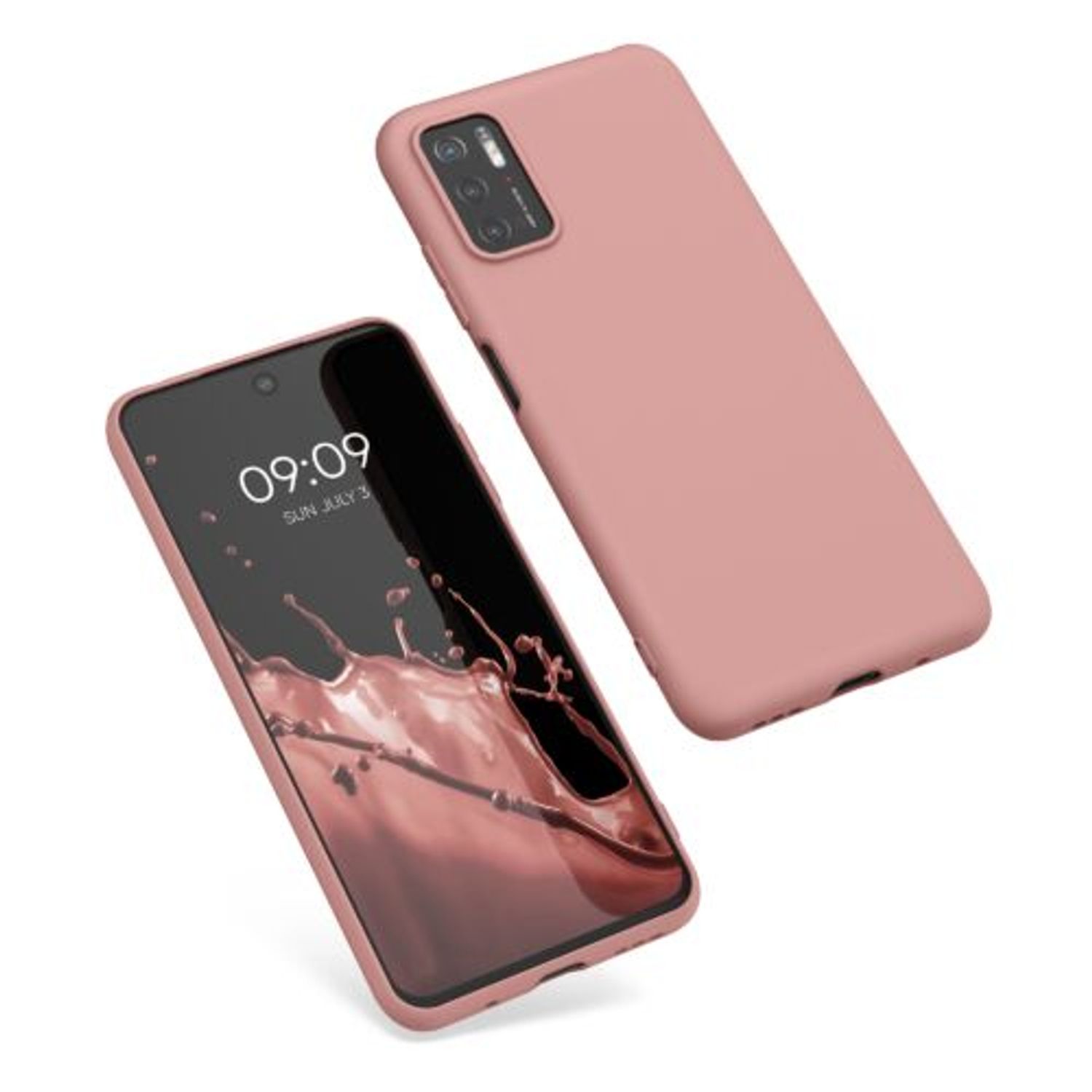 Husa pentru Xiaomi Poco M3 Pro 5G, Silicon, Roz, 55363.193 fotografia produsului View 2 L