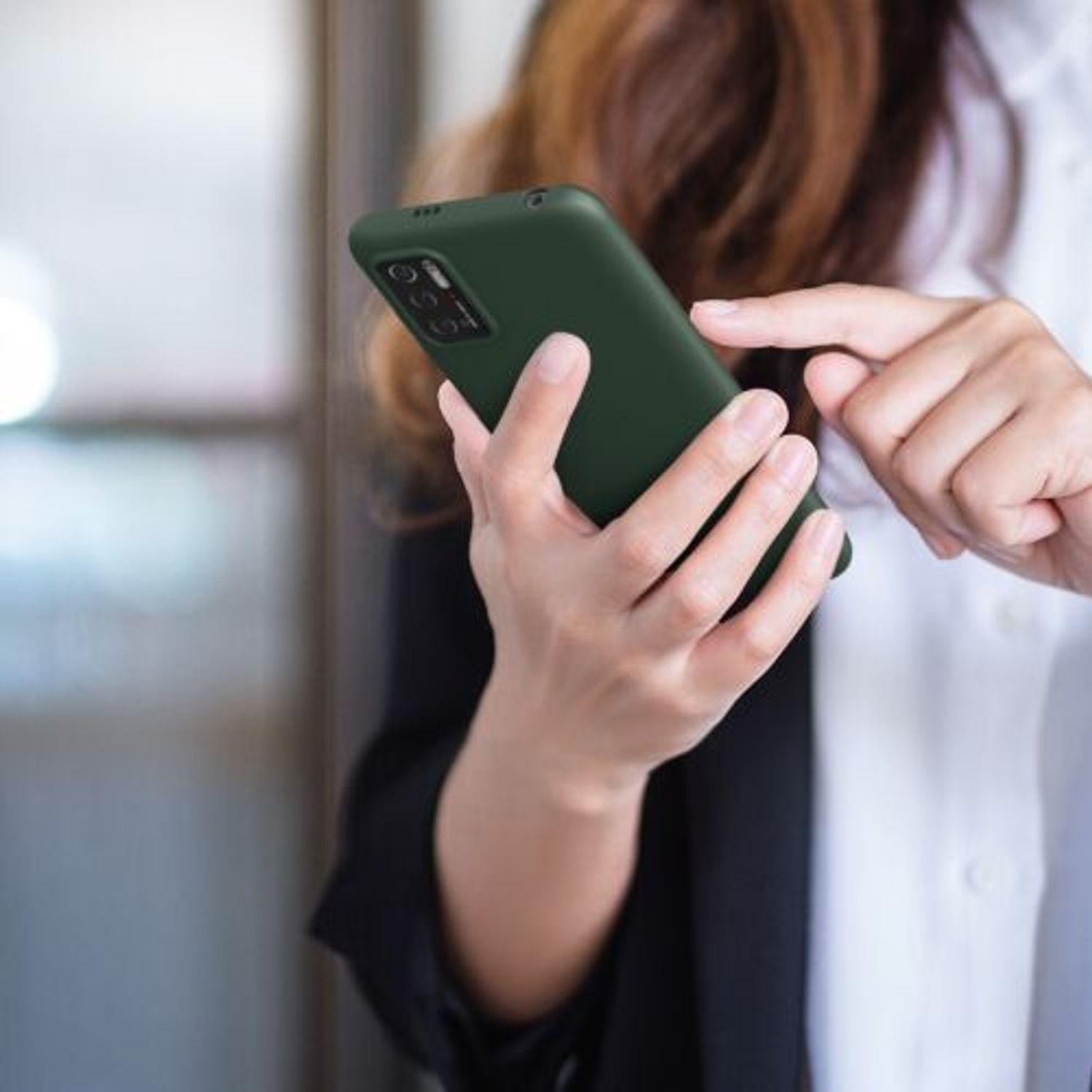Husa pentru Xiaomi Poco M3 Pro 5G, Silicon, Verde, 55363.169 fotografia produsului View 7 L