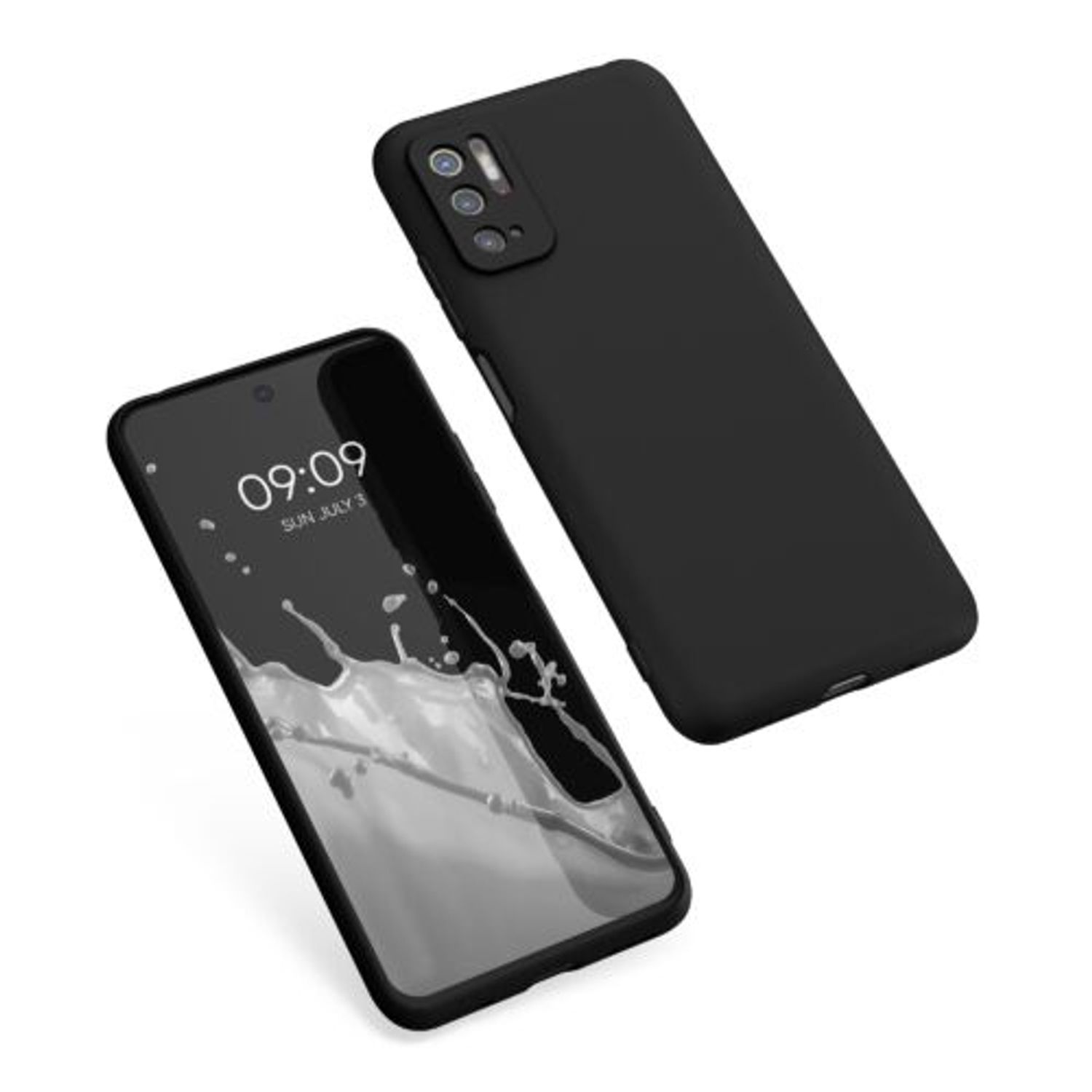Husa pentru Xiaomi Poco M3 Pro 5G, Silicon, Negru, 55363.47 fotografia produsului View 2 L