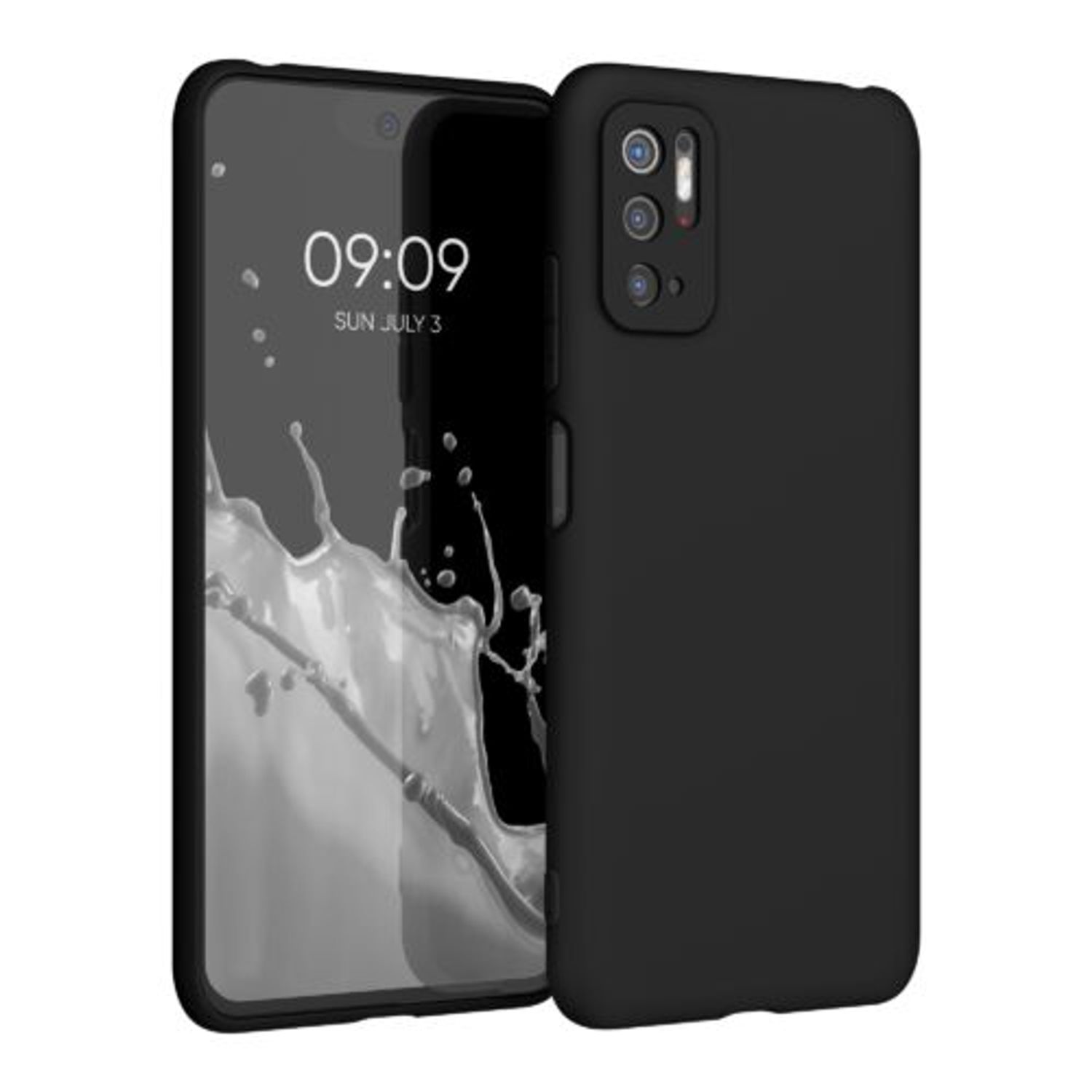 Husa pentru Xiaomi Poco M3 Pro 5G, Silicon, Negru, 55363.47 fotografia produsului