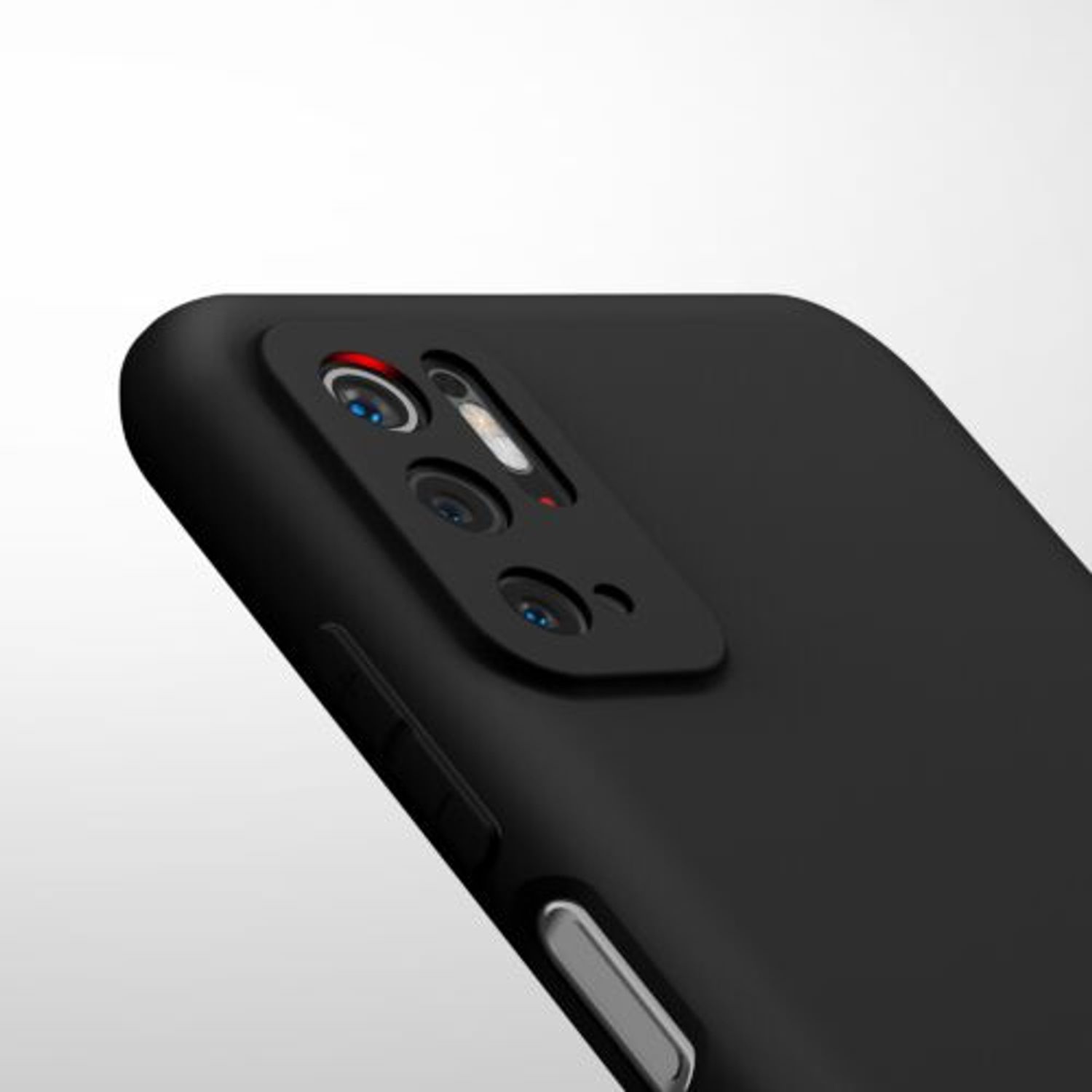 Husa pentru Xiaomi Poco M3 Pro 5G, Silicon, Negru, 55363.47 fotografia produsului View 9 L