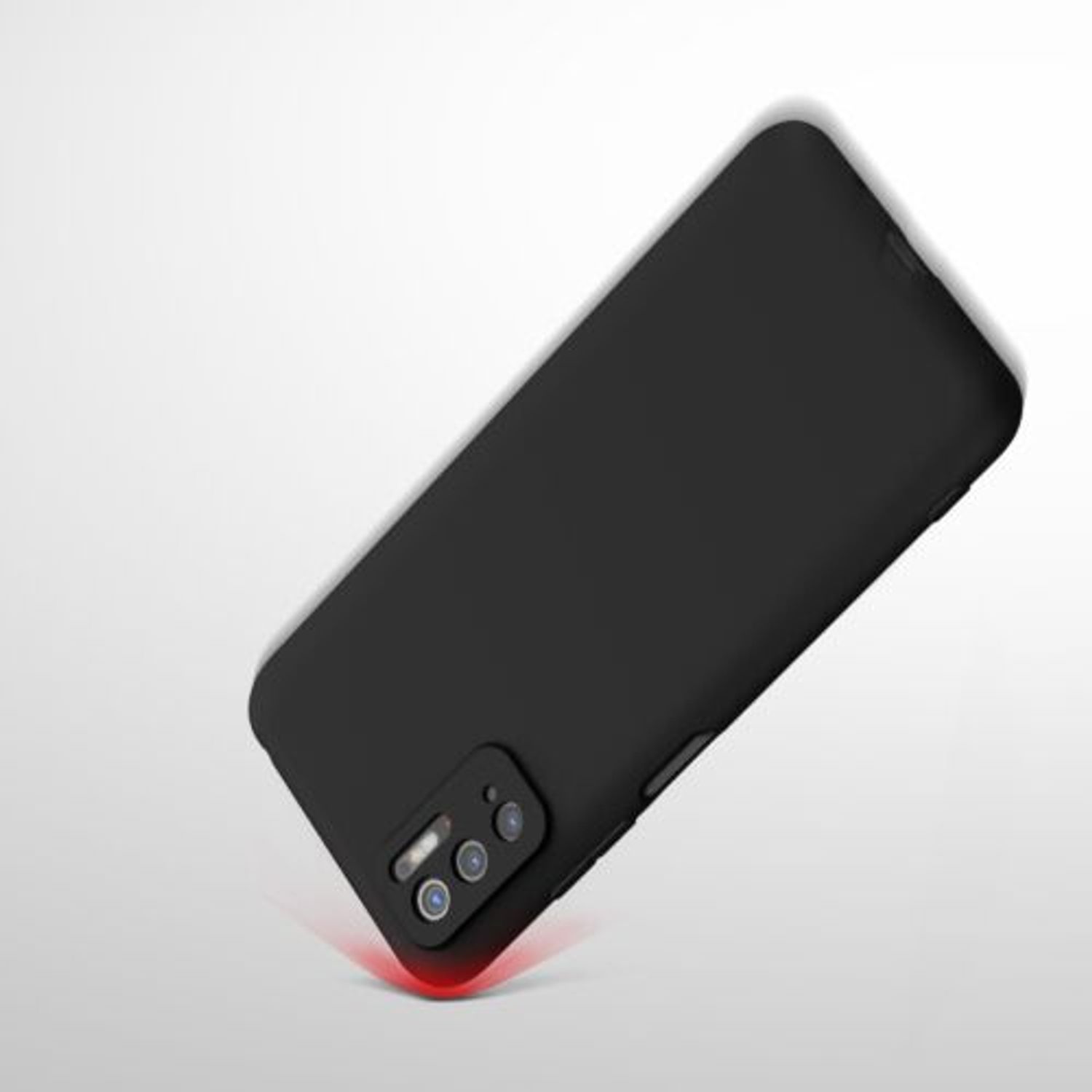 Husa pentru Xiaomi Poco M3 Pro 5G, Silicon, Negru, 55363.47 fotografia produsului View 10 L