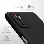 Husa pentru Xiaomi Poco M3 Pro 5G, Silicon, Negru, 55363.47 fotografia produsului View 4 S