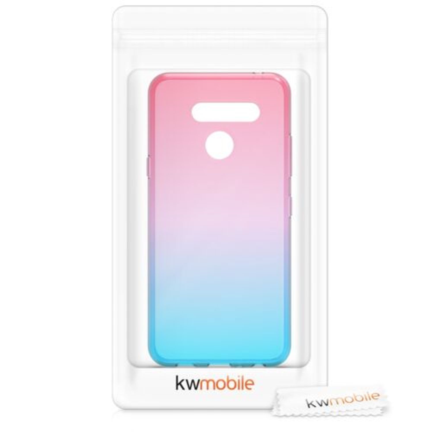 Husa pentru LG Q60, Silicon, Roz, 50500.01 fotografia produsului View 7 L
